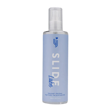 Loving Joy Slide Water-Based Lubricant - Elevate your intimate moments with this ultra-smooth, plant-based lubricant infused with aloe for soothing care.